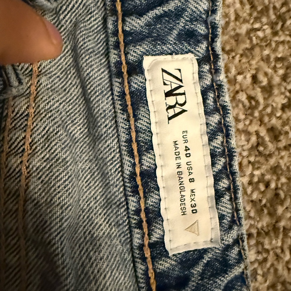 Zara Women's Sky Blue Jeans